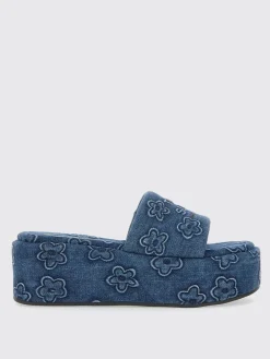 Sandalo The Puffy Daisy Denim Platform Marc Jacobs in denim