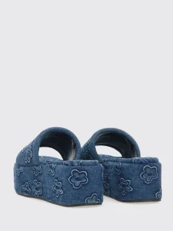Sandalo The Puffy Daisy Denim Platform Marc Jacobs in denim