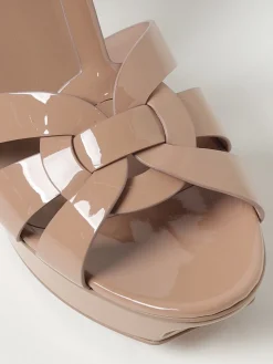 Sandalo Tribute Saint Laurent in vernice