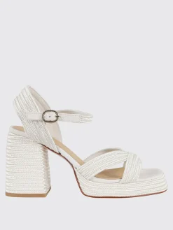 Sandalo Valle Castañer in canvas intrecciata