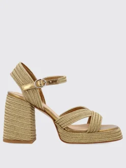 Sandalo Valle Castañer in canvas intrecciata