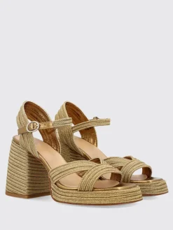 Sandalo Valle Castañer in canvas intrecciata