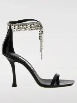 Sandalo Verity Jimmy Choo in pelle con cristalli