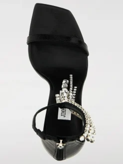 Sandalo Verity Jimmy Choo in pelle con cristalli