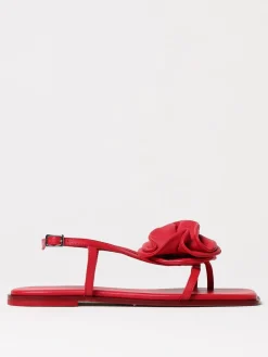 Sandalo Vic Matiè in pelle con fiore