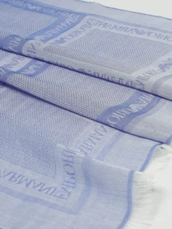 Sciarpa con logo Emporio Armani