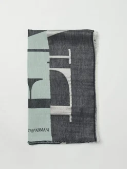 Sciarpa con maxi logo Emporio Armani