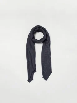 Sciarpa Elisabetta Franchi in viscosa con monogram jacquard