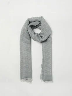 Sciarpa Emporio Armani in misto modal con logo jacquard