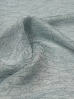 Sciarpa Emporio Armani in misto modal con logo jacquard