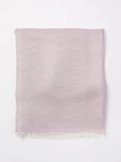 Sciarpa Emporio Armani in misto cotone con logo jacquard