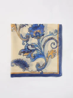 Sciarpa Etro in misto cotone con stampa foliage