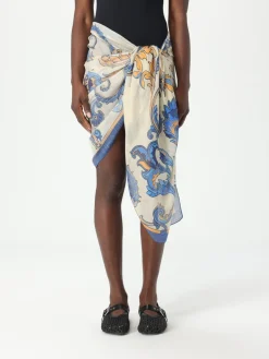 Sciarpa Etro in misto cotone con stampa foliage