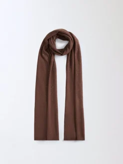 Sciarpa Fabiana Filippi in lana con paillettes ricamate