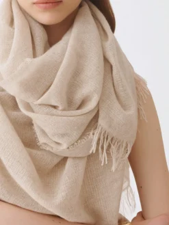 Sciarpa Fabiana Filippii in cashmere e seta lurex