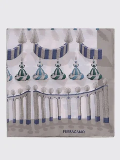 Sciarpa Ferragamo in seta stampata