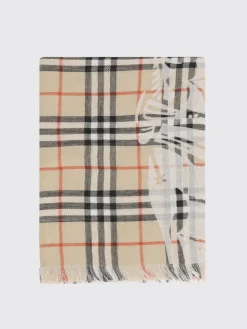 Sciarpa Vintage Check Burberry in lana con logo jacquard