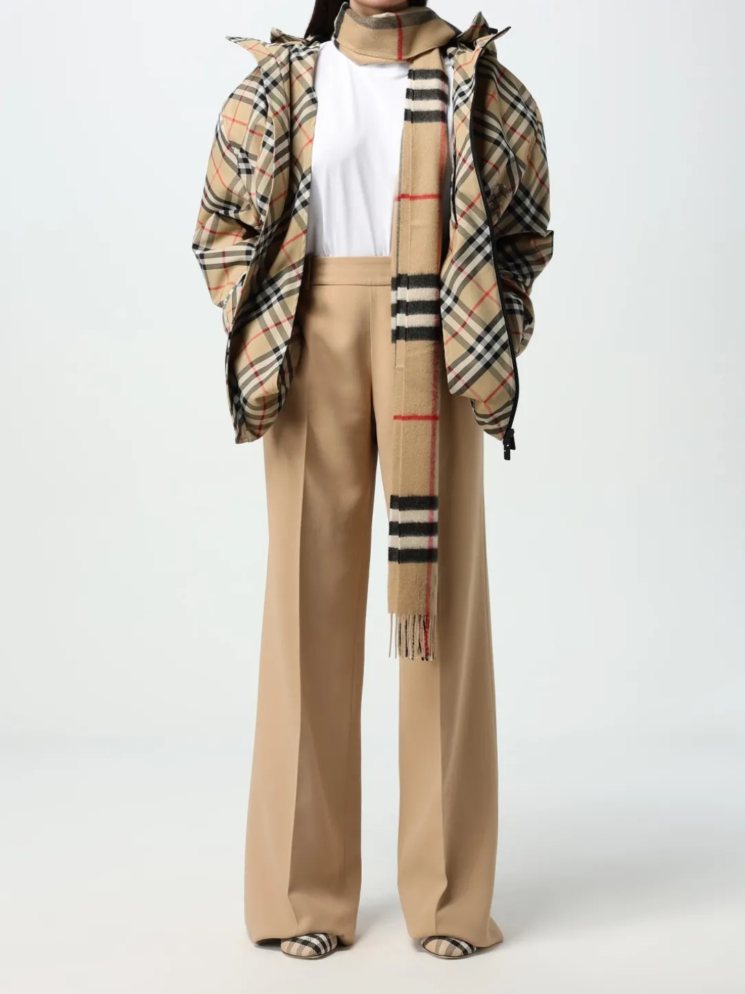 Sciarpa Vintage Check Burberry in cashmere