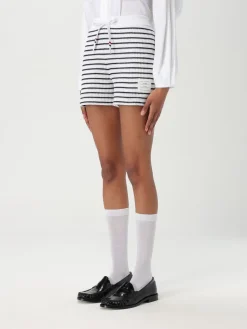 Shorts in cotone a righe Thom Browne