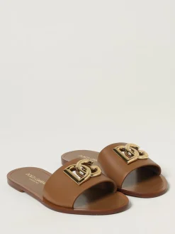 Sliders DG Dolce & Gabbana in pelle