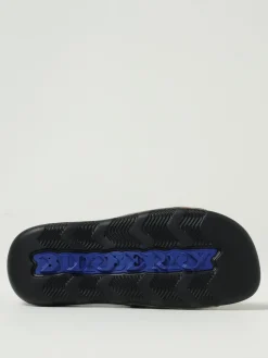 Sliders Dive Check Burberry in gomma stampata