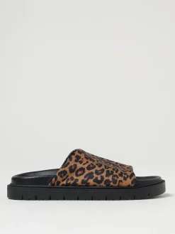 Sliders Paia Copenhagen in viscosa stampa animalier