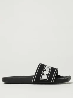 Sliders Pool Alexander Wang in nylon con logo jacquard