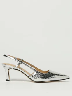 Slingback Alora Michael Kors in pelle laminata stampa cocco