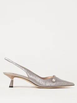 Slingback Amita Jimmy Choo in tessuto lamè