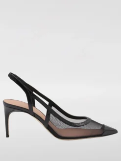 Slingback Aubrey Malone Souliers in pelle e nylon a rete