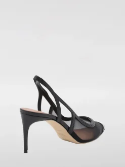 Slingback Aubrey Malone Souliers in pelle e nylon a rete