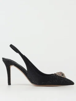 Slingback Belgravia Kurt Geiger London in raso con strass all over