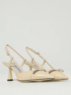 Slingback Camila Jimmy Choo in vernice con fiocco