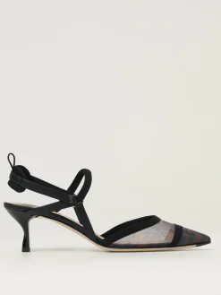 Slingback Colibrì Lite Fendi in nylon a rete e pelle