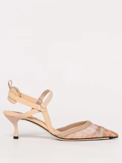 Slingback Colibrì Lite Fendi in nylon a rete e pelle