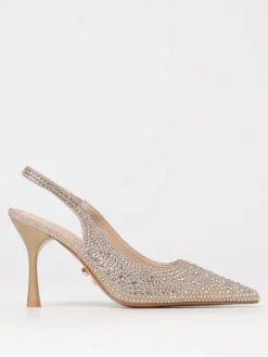 Slingback Eindhoven Twenty Fourhaitch in pelle glitter con strass all over