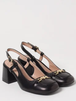 Slingback Love Moschino in pelle