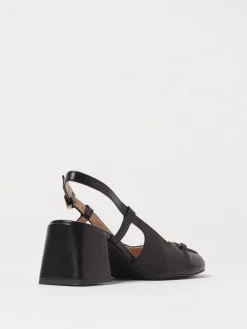 Slingback Love Moschino in pelle