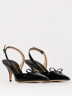 Slingback Mini Bow Ferragamo in vernice