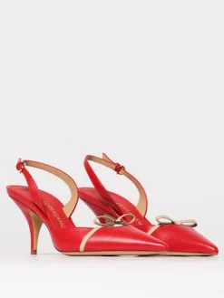 Slingback Mini Bow Ferragamo in nappa