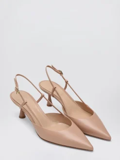 Slingback Peach Ascent Gianvito Rossi in pelle
