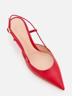 Slingback Santoni in pelle