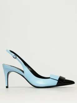 Slingback Sergio Rossi in nappa e vernice
