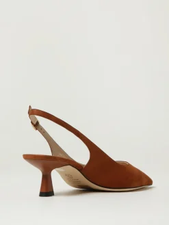 Slingback Stuart Weitzman in camoscio