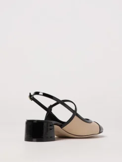 Slingback Stuart Weitzman in pelle e vernice