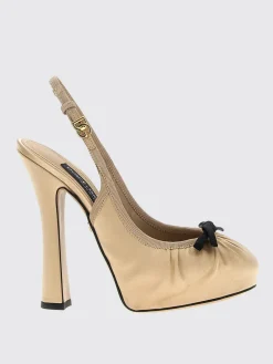 Slingback Vally Dolce & Gabbana in raso