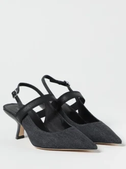 Slingback Vic Matiè in denim di cotone