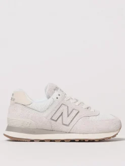 Sneakers 574 New Balance in camoscio e mesh
