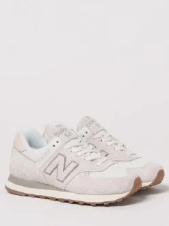 Sneakers 574 New Balance in camoscio e mesh