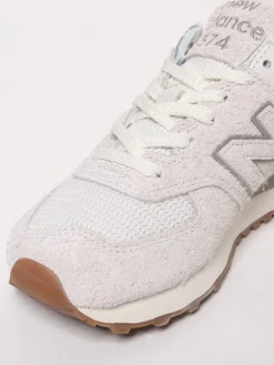 Sneakers 574 New Balance in camoscio e mesh